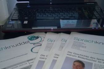 Vorbereitungen fßür den Bilderbuchabend 2014